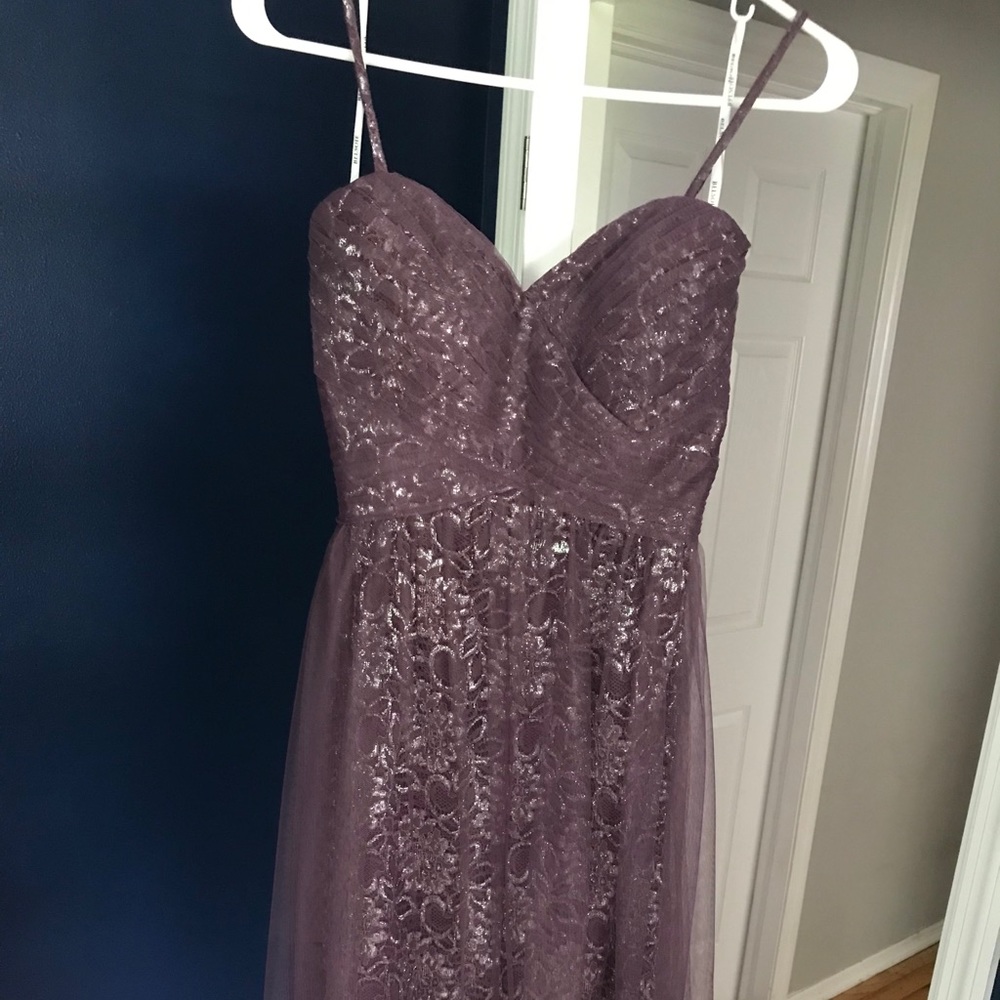 Jasmine bridal belosie bridesmaid gown dark purple